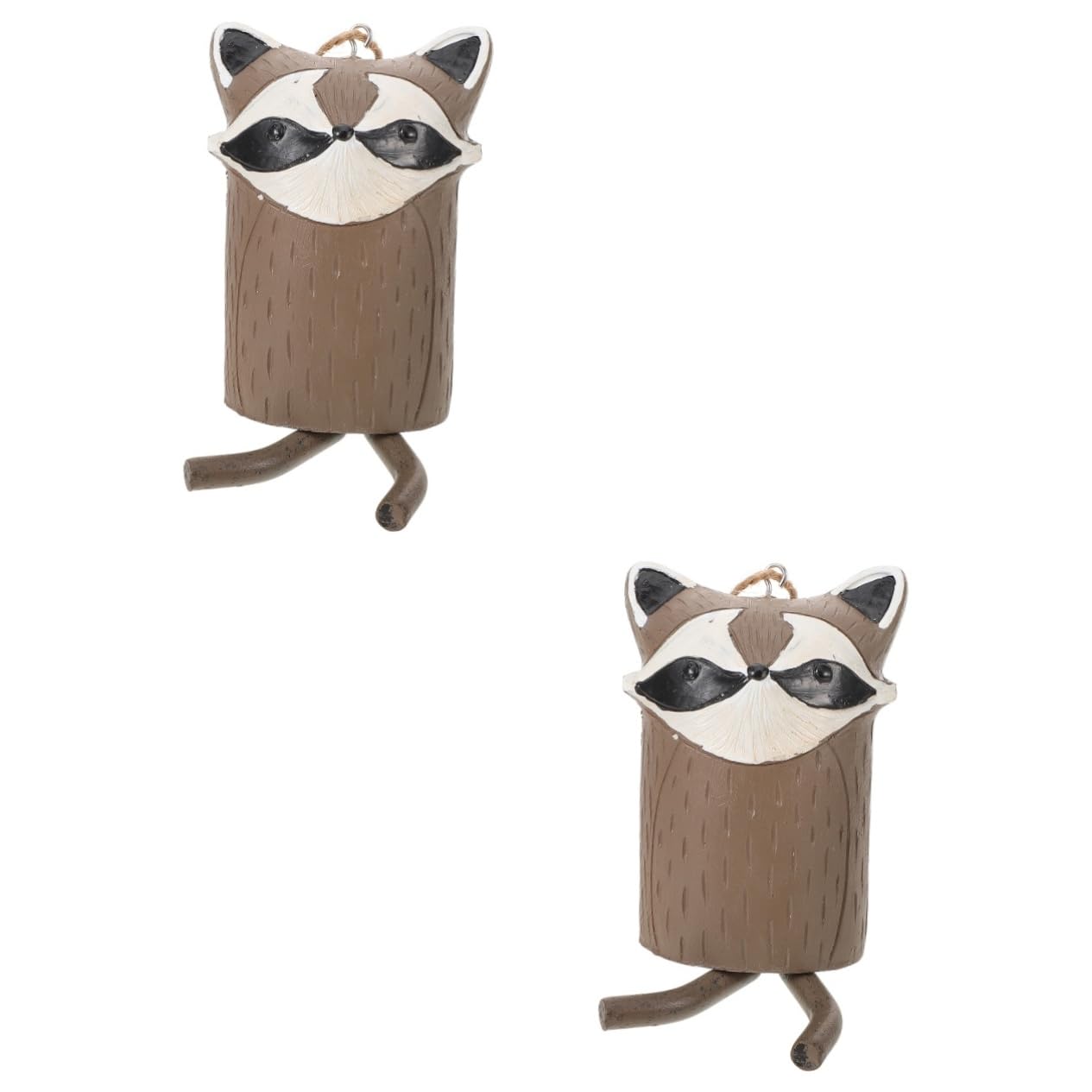 Cloche à vent suspendu animaux GALPADA en lot de 2 pièces pour la décoration