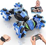 1:16 Gesture Sensing RC Stunt Car, Hand Controlled Remote Control Twist Cars with Light & Music, 4WD 360° Rotate Transform Drift, Gifts for 8-12 Kids Age 8 9 10 11 12 Yrs Old‌