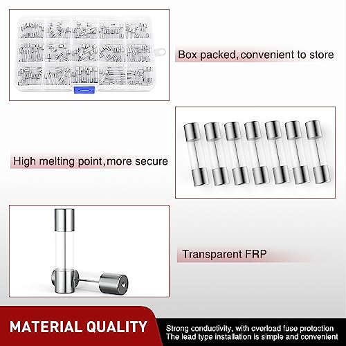 Nilight 150PCS 5x20mm Fast Blow Glass Fuses w/10PCS 16AWG Fuse Holders by Nilight - Used condition - Image 5
