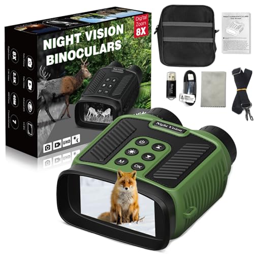 HMWOKPOT Night Vision Goggles for Adults, 4K Night Vision Binoculars 3