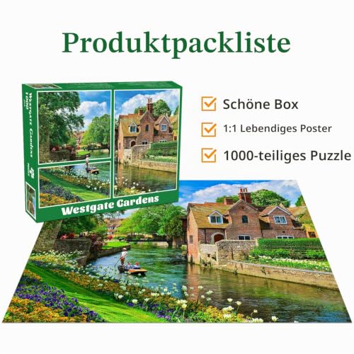 Westgate Gardens Puzzle 1000 Teile Erwachsene – Ansicht 6