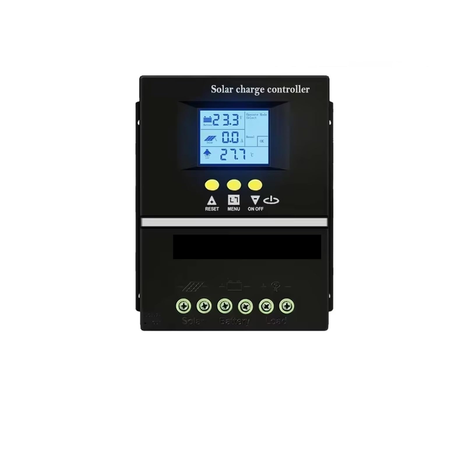 Mjfvn One Color Solar Charge Controller 60A Mppt Solar Panel Battery Regulator Dual Usb