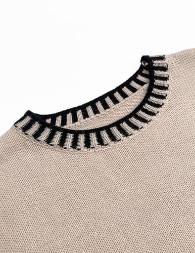 Image of Libsorge Women's Oversized Cute Sweater Vest Spring 2026 Lightweight Top Cap Sleeve Crewneck Sweaters Vests