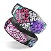 Design Skinz Pink & Teal Modern Colored Aztec Pattern Premium Vinyl Decal Wrap Cover for The Disney MagicBand+ (Fits MagicBand+ for Disney Parks)