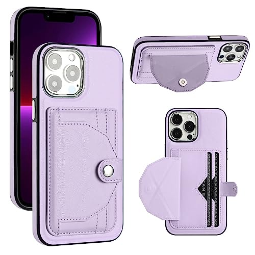 Housse protection iPhone 15 Pro Max porte-cartes cuir anti-chute
