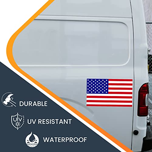 Magnet Me Up American Flag Automotive Magnet, 7X12 Inches, Red White And Blue, Heavy Duty Magnetic Vinyl For Car Truck Suv #TOP3