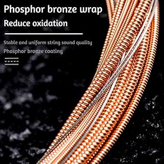 INHEMING 2 Ensemblede de 6 Cordes en Bronze Phosphoreux pour Guitare Acoustique,Corde de Rechange en Acier pour Guitare… - Les Beatles, Paul McCartney, John Lennon, RIngo Starr, George Harrison INHEMING 2 Ensemblede de 6 Cordes en Bronze Phosphoreux pour Guitare Acoustique,Corde de Rechange en Acier pour Guitare… – Image 2
