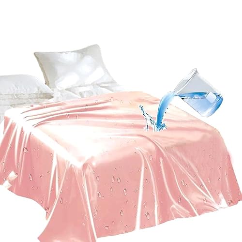Waterproof Play Sheet, 79x82 Inches, Adult Use Sex Blankets Waterproof and Stain Proof, Splash Dry Blanket Sex Couples Accessories (pink) - Pink