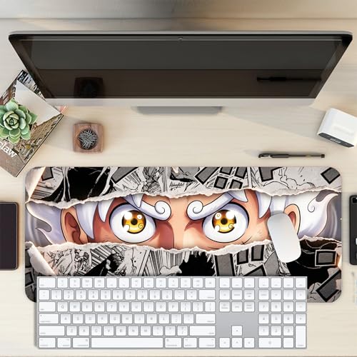 Image of XL Extended Gaming Mouse Pad | XXL Large Desk Mat 60x30cm for Laptop & PC | Non-Slip Rubber Base, Waterproof, Durable & Smooth Surface | Office, Gaming & Study, asthetic