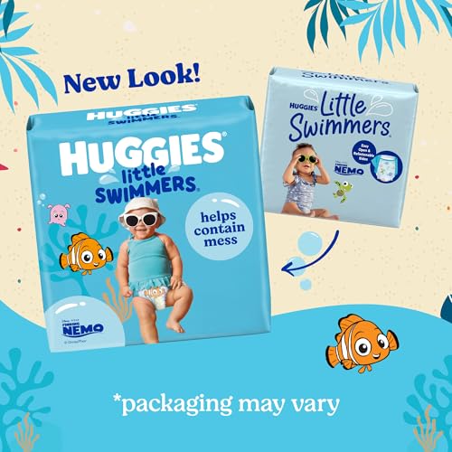 Image of Huggies Little Swimmers Swim Diapers Disposable Baby Swim Pants, Size 4 Medium, 36 Ct, 1 Count