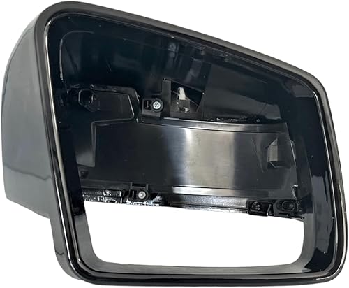 #2527 8th Gear - Cubierta negra para espejo lateral derecho del pasajero con señal de giro compatible con Mercedes GLS350d GLS450 GLS500 GLS550