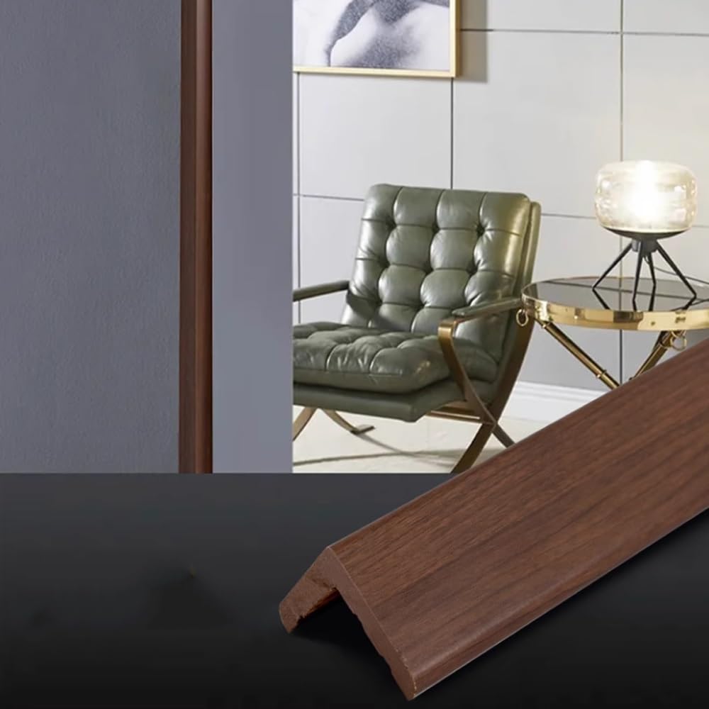 Paraspigoli da parete in legno per porte, finestre, armadi, lunghezza 101,6 cm, ideale per bordi in marmo e piastrelle