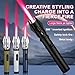 Lux Blaze Lighter, Luxblaze Lightsaber Lighters Torch, Camping Outdoor Windproof Straight Flame Lighters Rechargeable, Adjustable Electric Jet Lighter with Safety Lock for Campfires(Black)