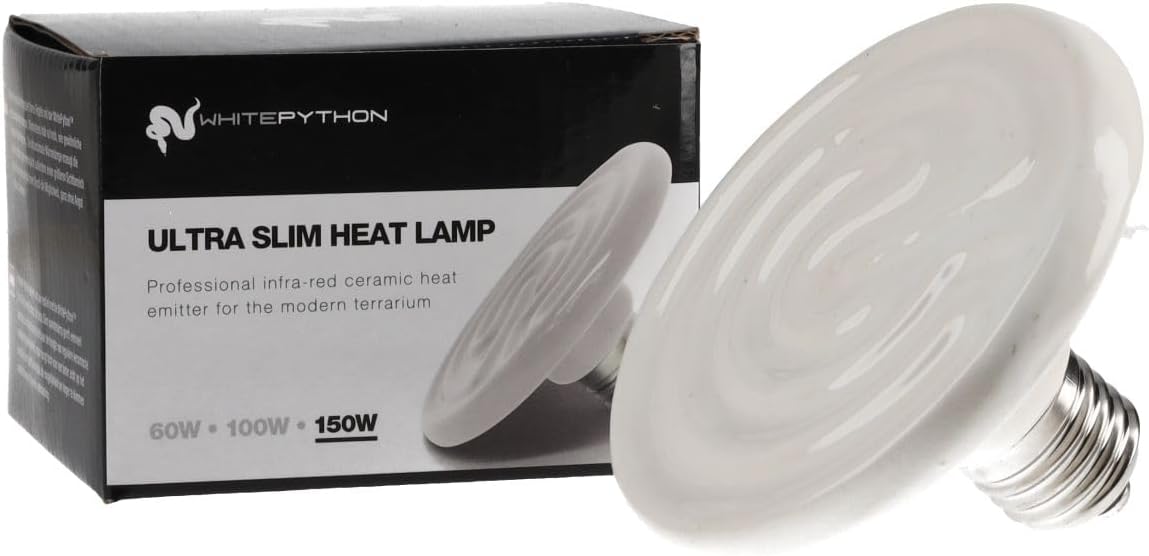 Ulta Slim Ceramic Heat Emitter 150 Watts | Heating for Reptiles and Amphibians | Heat Lamp