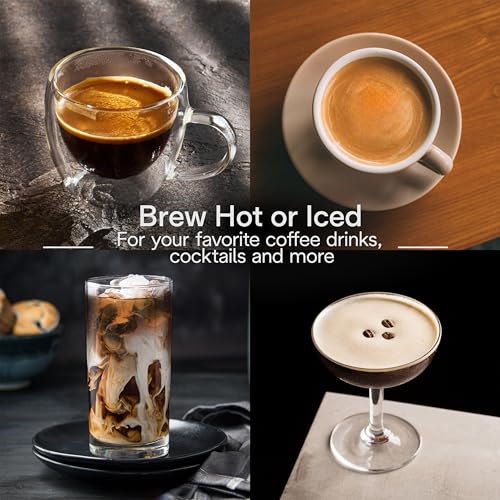 De'Longhi Rivelia Automatic Espresso Machine, Grinder & Frother, Easy Bean Switching, Pebble Gray