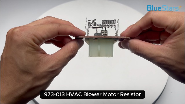 Image of BlueStars 973-013 HVAC Blower Motor Resistor - Fit Ford 1997-2014 E150 E250, 1997-2022 E350, 2000-2005 Excursion, 1999-2007 F250 F350 F450 F550 Super Duty, 2000-2022 E450 - Replace 973404 4C2Z19A706AA