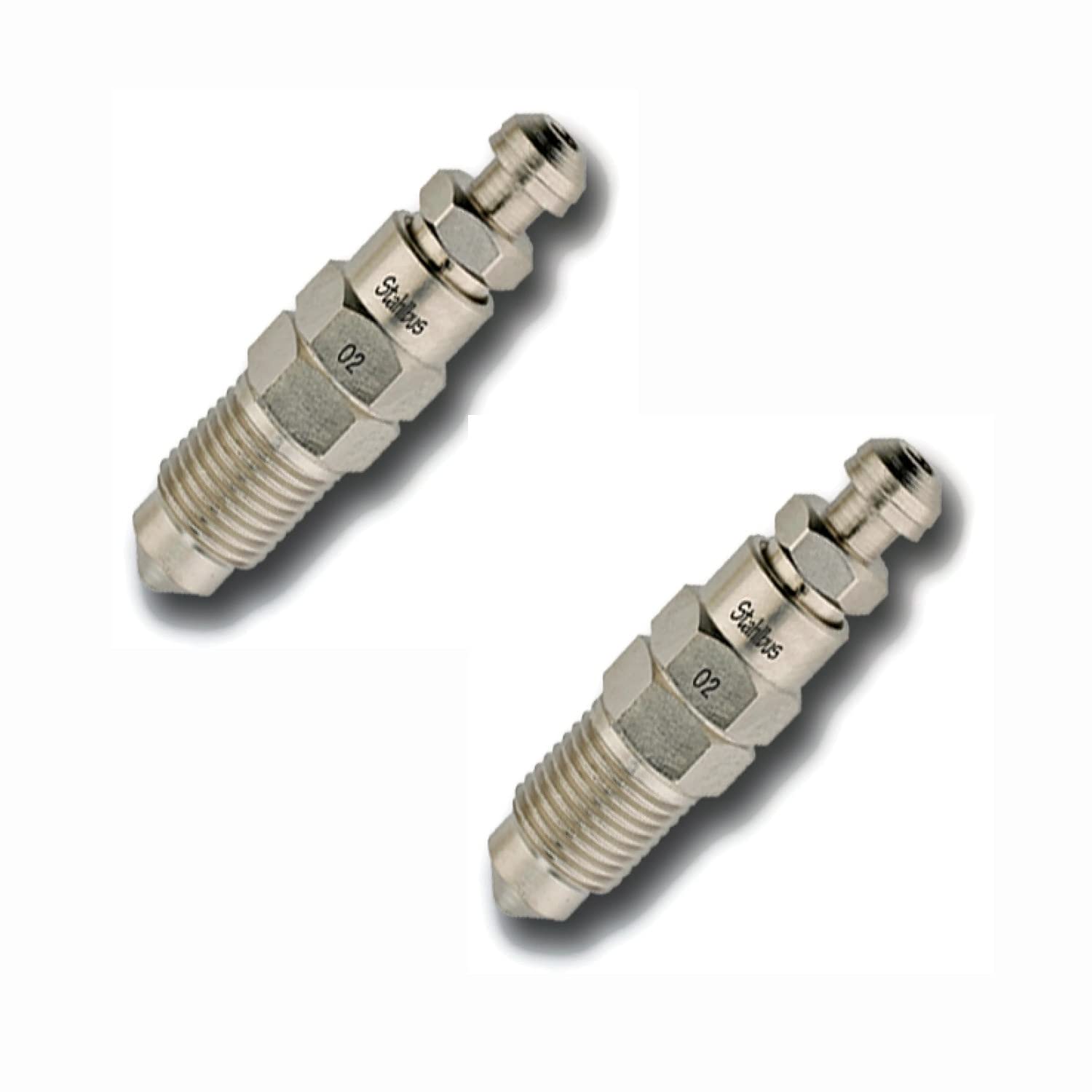 SB-110411 2X Stahlbus Schnell-Entlüfterschraube M10x1.0 mit integriertem Entlüftungsventil