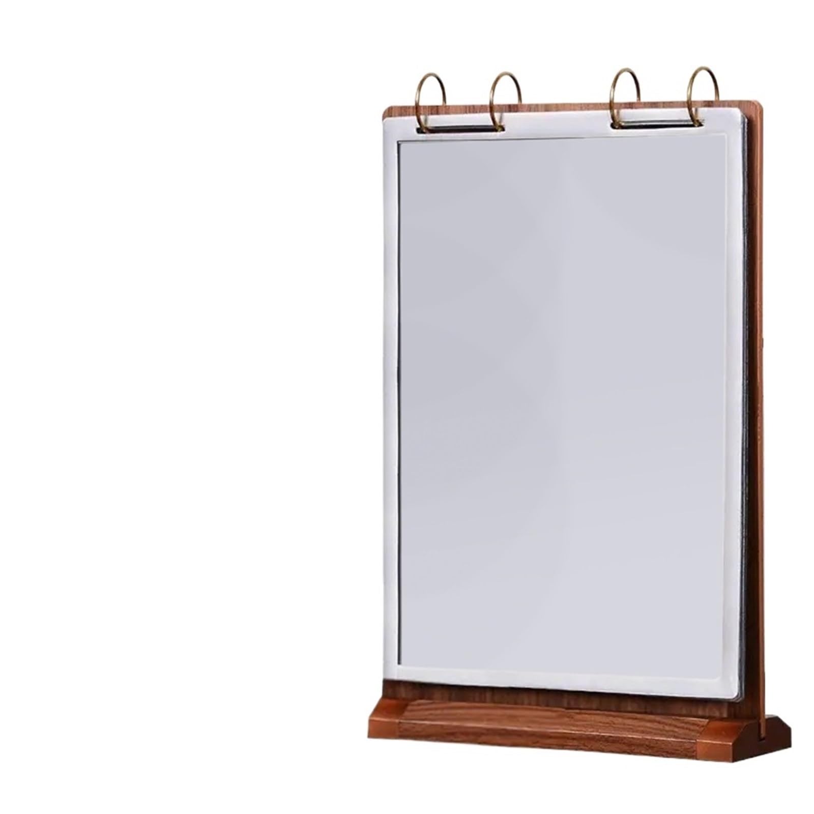 Portapapeles Soporte de exhibición escritorio madera 2 piezas | Carpeta de menús de visibilidad de doble cara A4/A5/A6 Práctico tablero en forma de T(Color4)