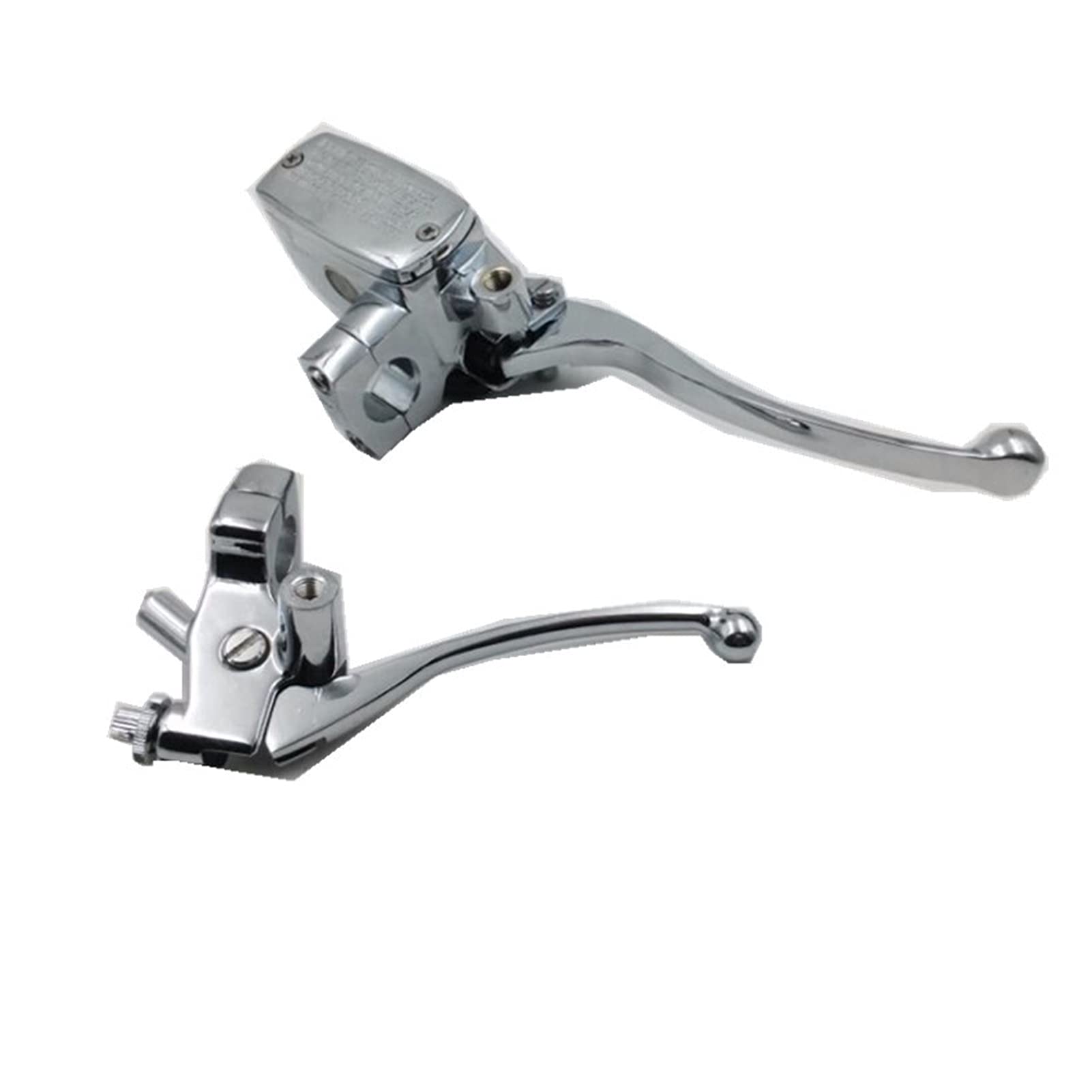 Motorcycle 1" 25mm Handlebar Control Reservoir Brake Clutch Levers 14mm Bore Chrome Touring Cruiser Chopper Cafe Racer Offroad motorcycle lever