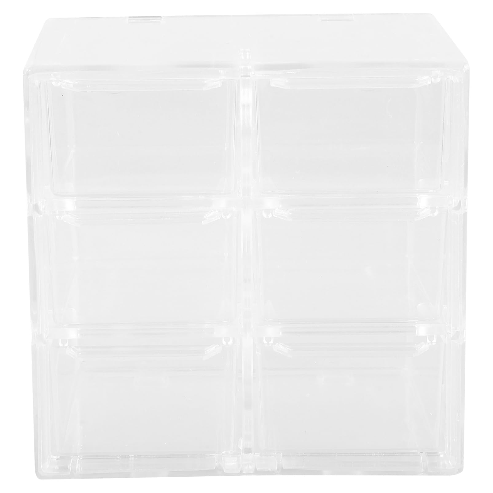 Healeved 4pezzi Organizer Per Lenti Contatto Trasparente Scatola Con Comparti Per Ottimizzare Lo Stoccaggio Design Compatto e Portatile Per Casa e Viaggi