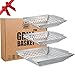 3 Pack Grill Baskets for Outdoor Grill, Heavy Duty Stainless Steel Vegetable Grill Basket, Grilling Basket for Veggies, Grilling Accessories for All Grills & Smokers - Grilling Gifts for Men 3 Pack Grill Baskets for Outdoor Grill, Heavy Duty Stainless Steel Vegetable Grill Basket, Grilling Basket for Veggies, Grilling Accessories for All Grills & Smokers - Grilling Gifts for Men