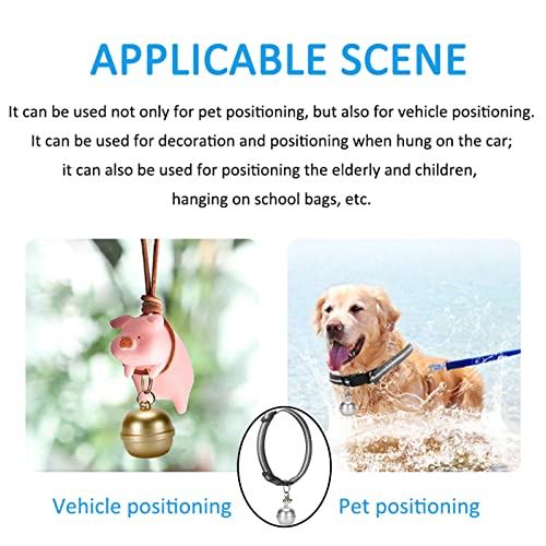 Blesiya 2 Stks Hondenkussens Finder PET BELL TRACKER GPS LOCATOR PLAATSENDE KERLAR MINI - Image 8