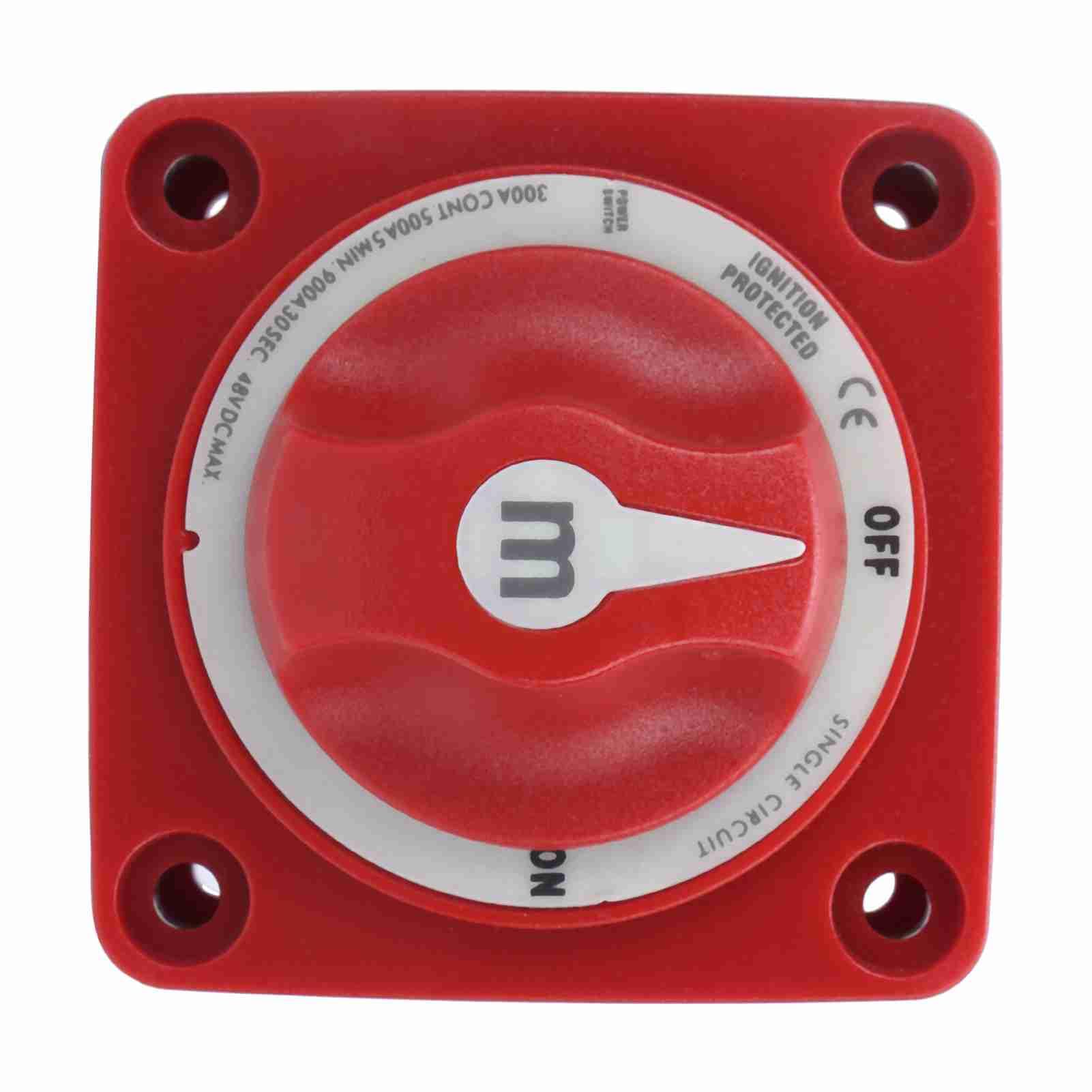 Dioche „blue sea“ Yacht-Batterieschalter, Einzelkreis, 6006 M-Serie, ABS/Kupfer, Wasserdichter EIN/AUS-Hauptschalter für Marineboote, 48 V DC, 300 A