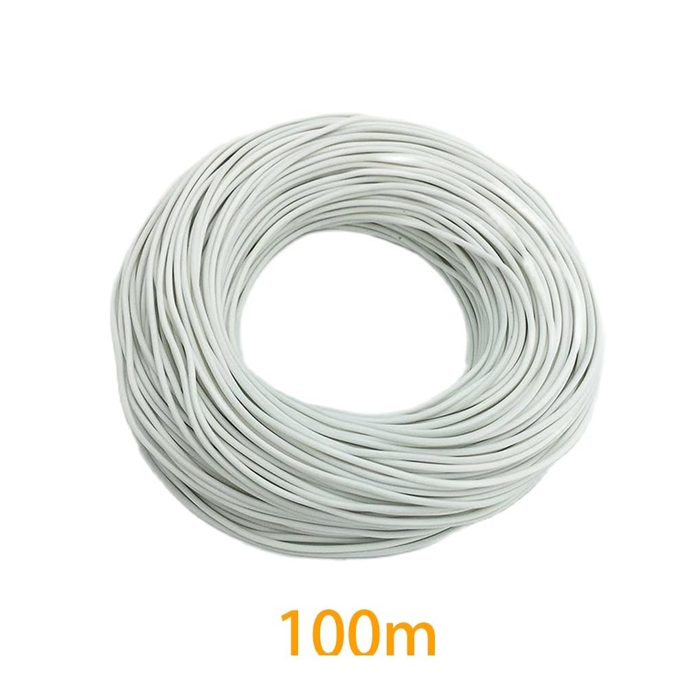 Przewód grzejny z gumy silikonowej 0,3 Ohm/M - DIY Elektryczny kabel do ogrzewania podłogowego (1-100 m) w dalekiej podczerwieni (40(100m)