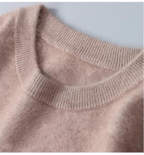 Men's Fleece Sweater Half Height Round Neck Pullover Thickened Warm Loose Large Size Sweater2