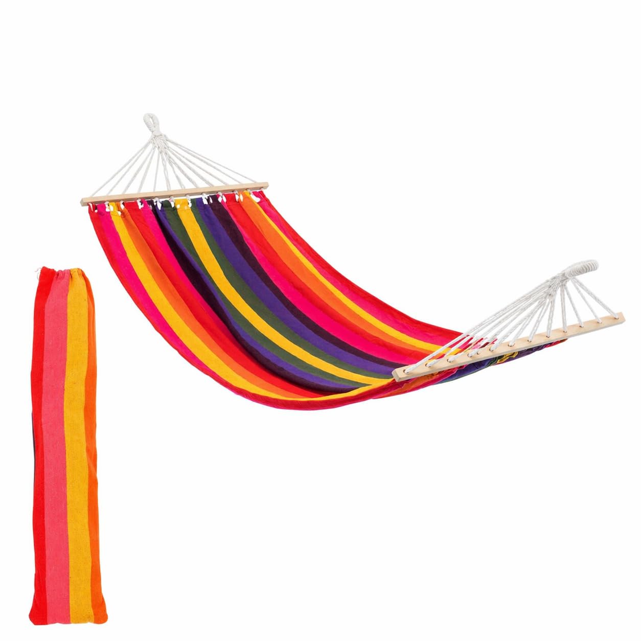 Rinkit.com Multi 200 X 80Cm Deluxe Cotton Garden Hammock