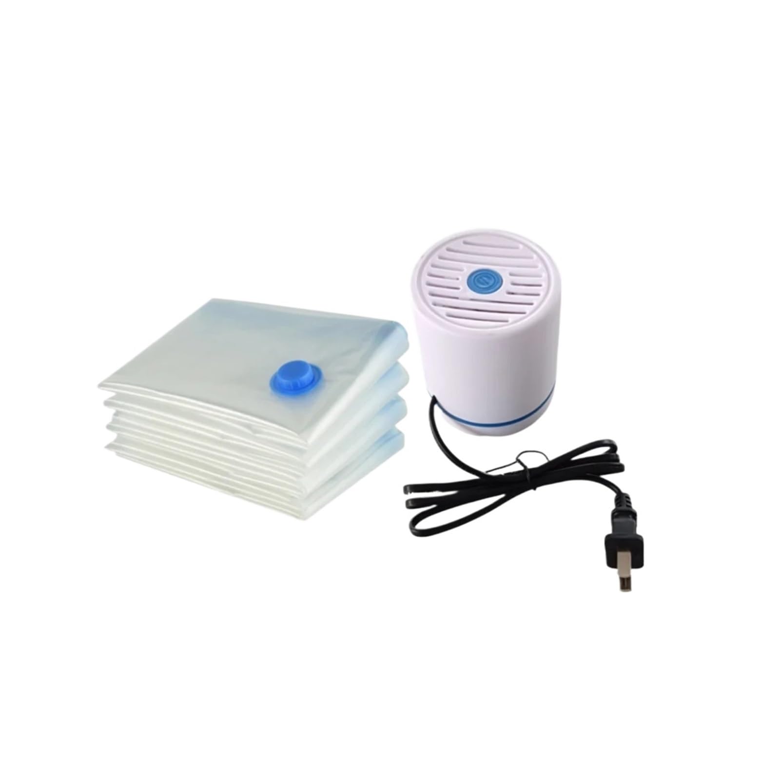10PCS Vacuum Bag With Valve & Pump for Clothes Storing Large Plastic Compression Empty Travel Accessories Storage Container For Travel(Bag Pump SetB,40 * 60CM)