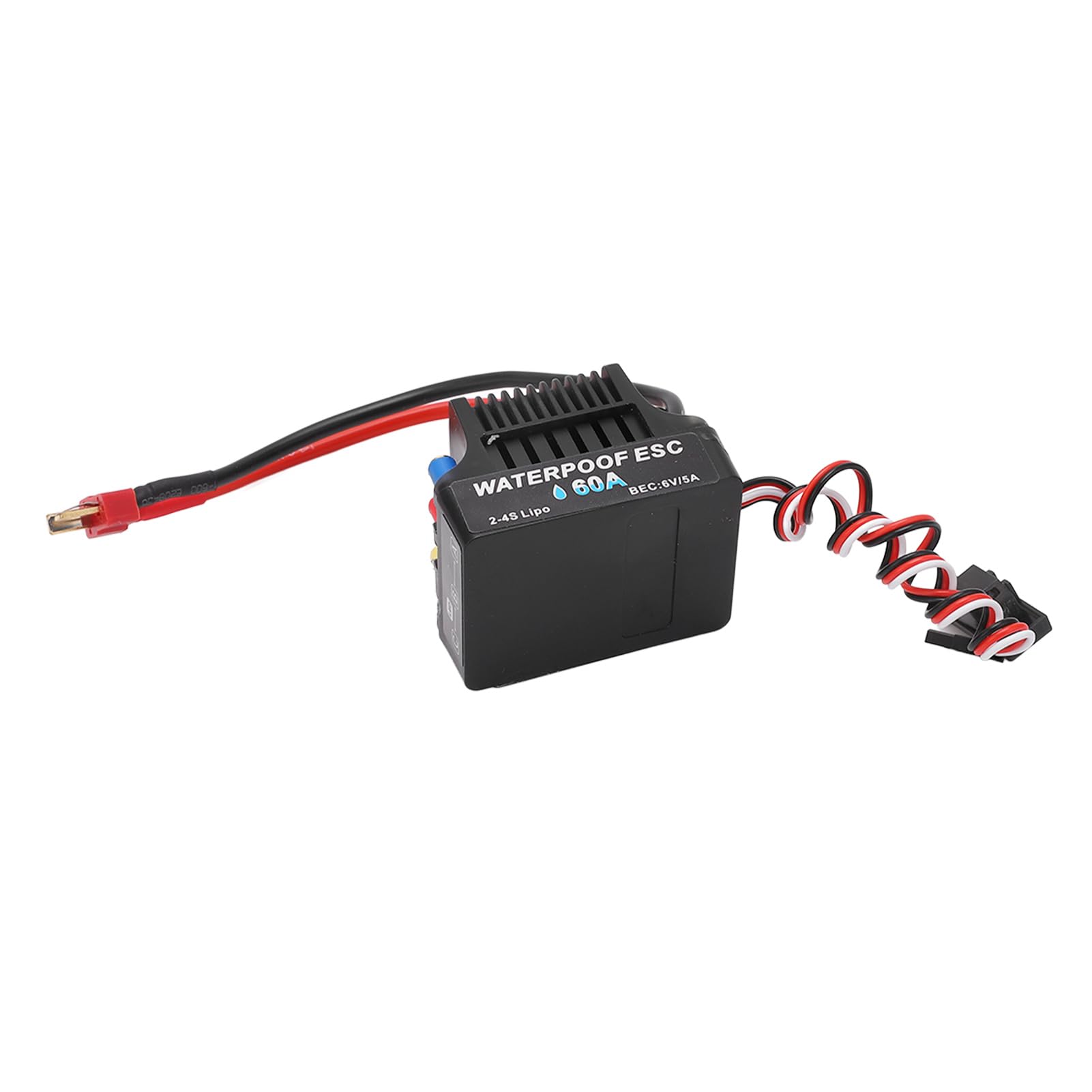 Bezszczotkowy Zestaw ESC, bezszczotkowy wodoodporny silnik 3650 60A ESC, karta programowania do samochodu RC 1/10 (4500kV)