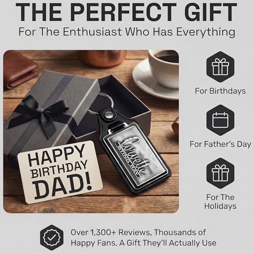 Image of Brotherhood Car Key Chain for Corvette - Classic Models Keychain for Men and Women Gift Key Ring Key Chain