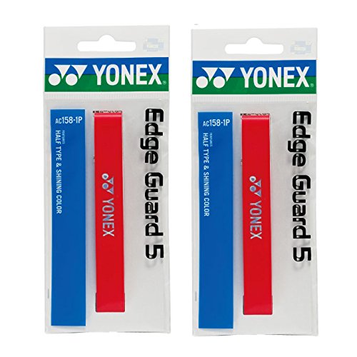 Amazon.co.jp: YONEX AC158-1P-001-2SET Edge Guard 5 Red Same Color