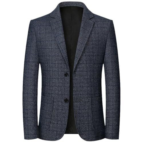 Blazer décontracté homme veste légère mi-saison pour le bureau et les sorties