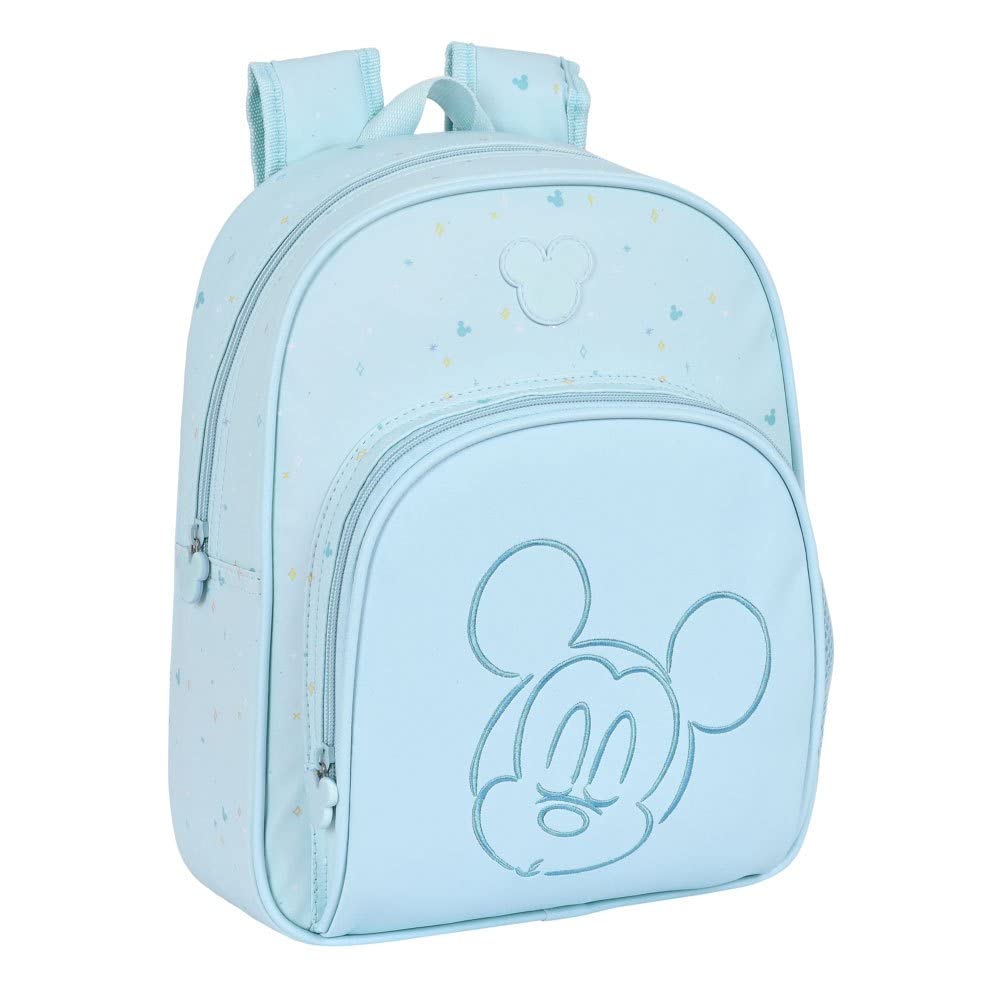 SAFTA Unisex Kid's Article Children's Backpack Adapt.Trolley Mickey Mouse Baby, Multicoloured, M