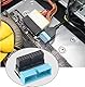 AAOTOKK 2-Stücke Rechtwinklige 19Pin Verbinder,90 Grad 19Pin/20Pin USB 3.0 Männlich und Weiblich Expansion Netzteil Board,Verwendet für Desktop Motherboard internen Adapter (Nach Unten/Blue-20Pin)