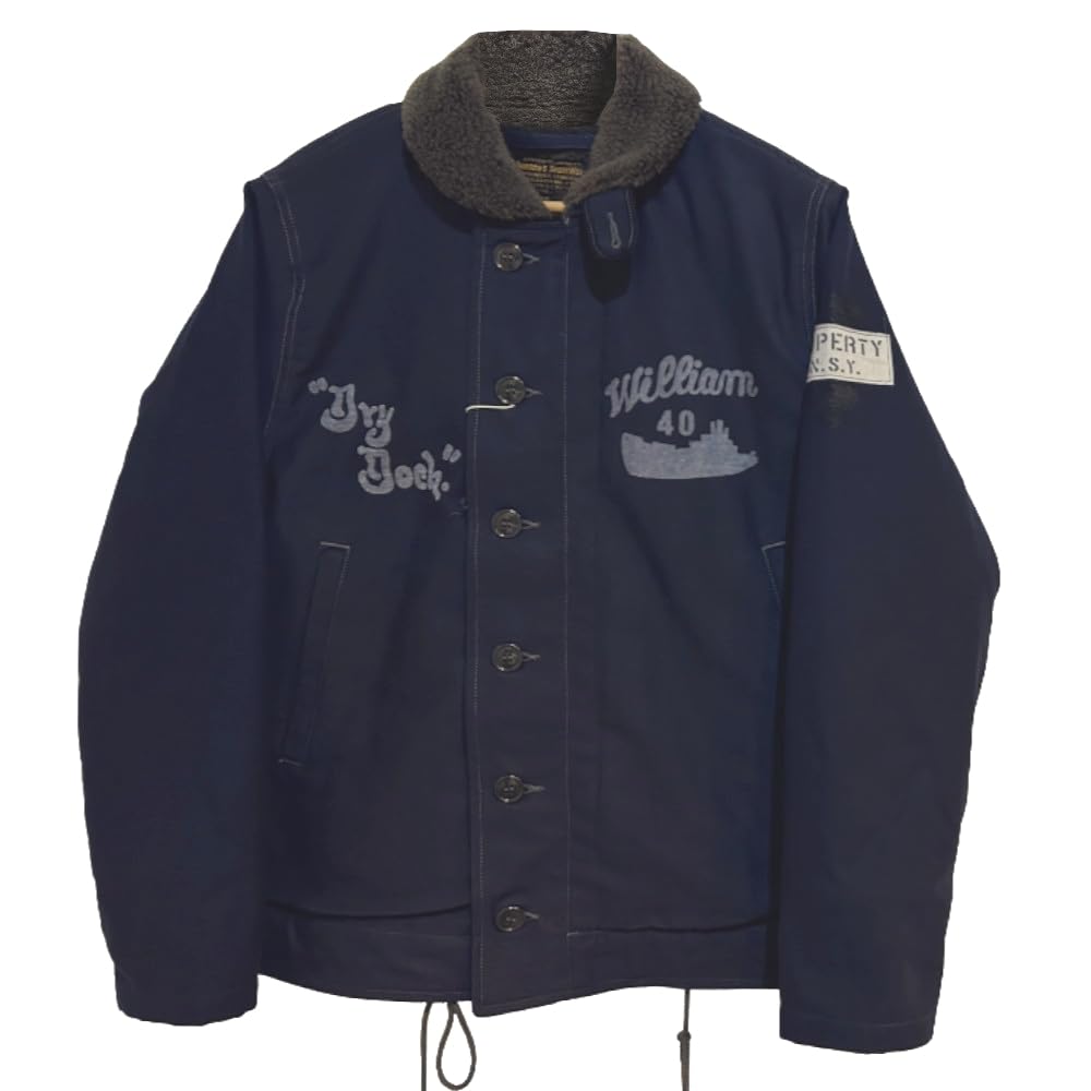 フェローズ海軍ジャケットME Amazon | [フェローズ] NAVAL SHIP YARD'N-1デッキジャケット