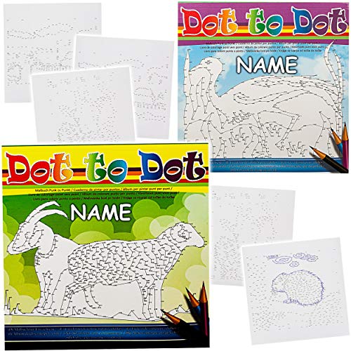 alles-meine.de GmbH 2 Stück _ große XL - Malbücher / Malblöcke - A4 - Zahlen & Punkte verbinden & von Punkt zu Punkt… – Bild 4