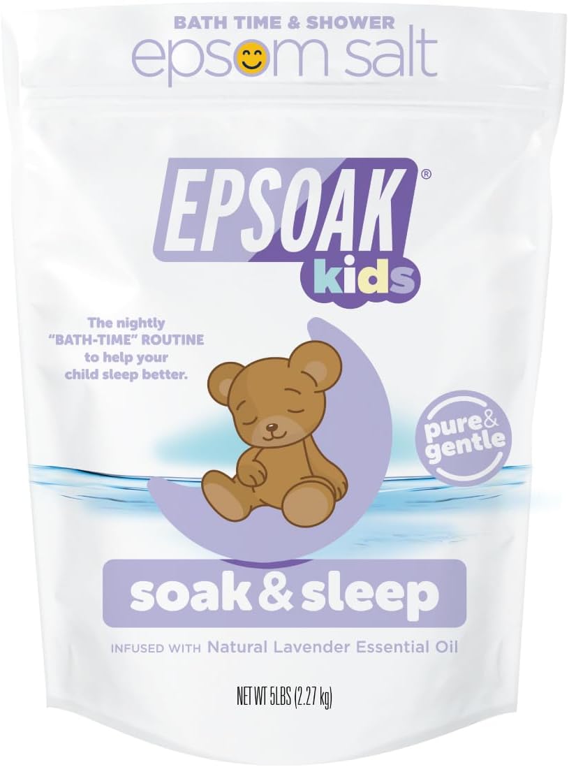 Epsoak Kids 5 lb. Bulk Bag Lavender Soak & Sleep Epsom Salt - San Francisco Salt Company