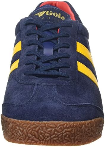 Gola Men's Harrier Sneaker, Navy/Sun/Red, 9 | Image 1