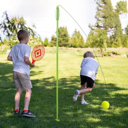 Entraîneur de tennis solo avec base lestée pour amortir le swing