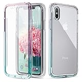mejor funda 360 iphone x ★ Diseño de dos colores: especialmente para iPhone XS / iPhone X