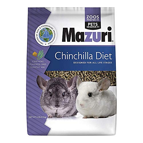 Mazuri | Nutritionally Complete Chinchilla Food | 2.5 Pound (2.5 lb)
