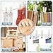 24 Pack Plastic Clothes Pins Heavy Duty Clothespins for Laundry, 2.36 Inch Clothesline Clips Clothes Pegs with No Trace Design, Windproof Clothes Clips for Hanging Clothes, Socks, Towel, Snack (Khaki)