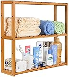 Stil: Dieses platzsparende Regal hat ein exquisites Design und ein einzigartiges Aussehen und ist eine ausgezeichnete Wahl für die geordnete Präsentation und Aufbewahrung von Gegenständen in Ihrem Badezimmer, Ihrer Küche oder jedem anderen Raum.