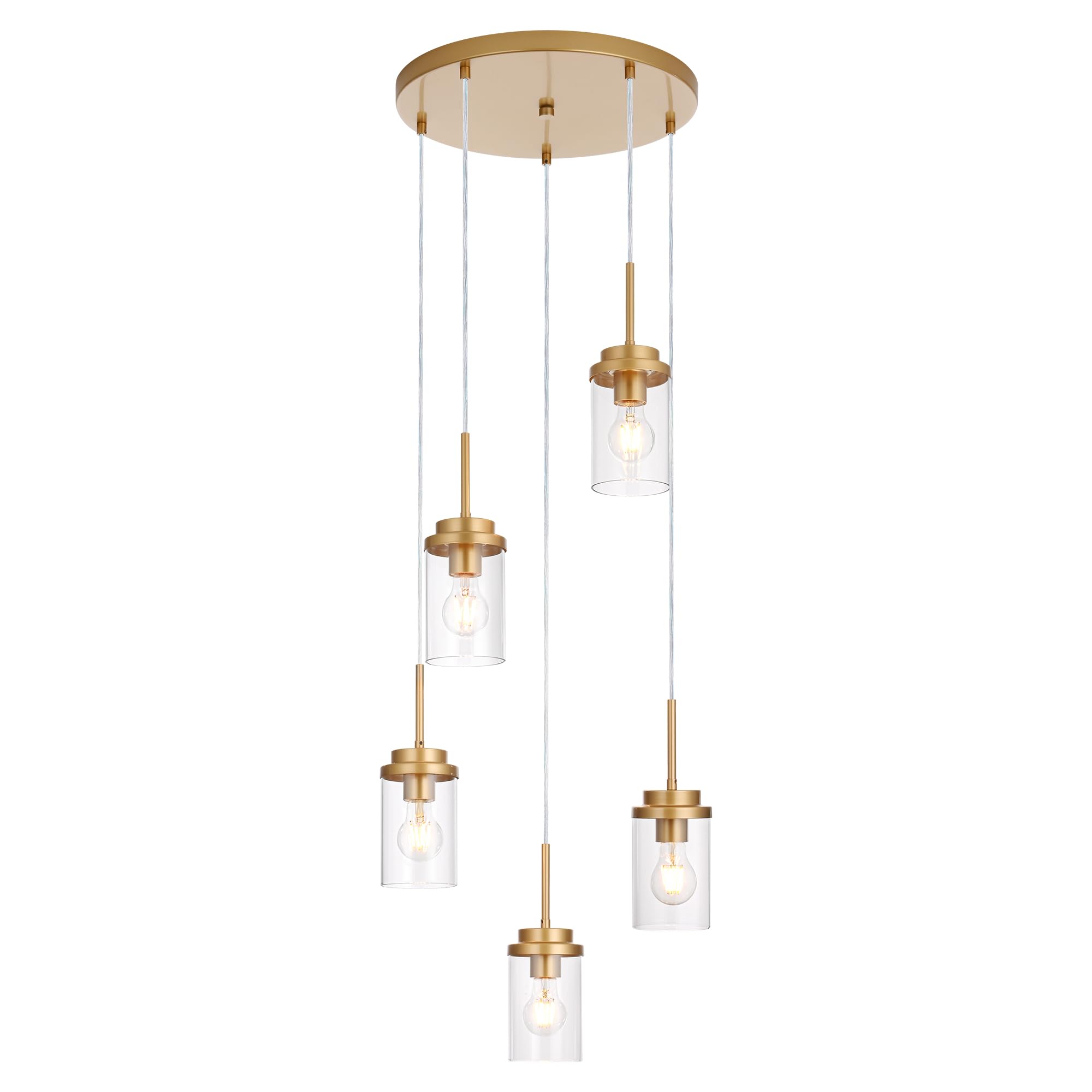 MELUCEE 3 Lights Linear Chandelier Black Finish, 20.5 Inches Length — Amazon image 13