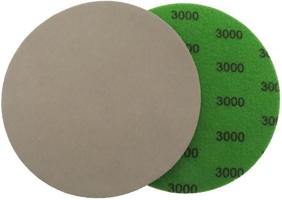 Silicon Carbide Wet Dry Sanding Discs, Inch (125mm) Fine Grit Kit 800-5000 for Woodworking, Automotive Polishing & Drywall Finishing, 24-Piece