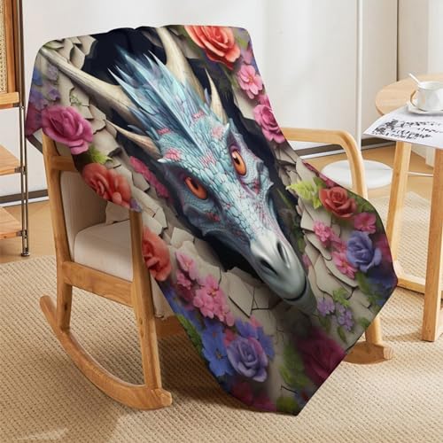 Couverture dragon douce pour des soirées canapé - 8