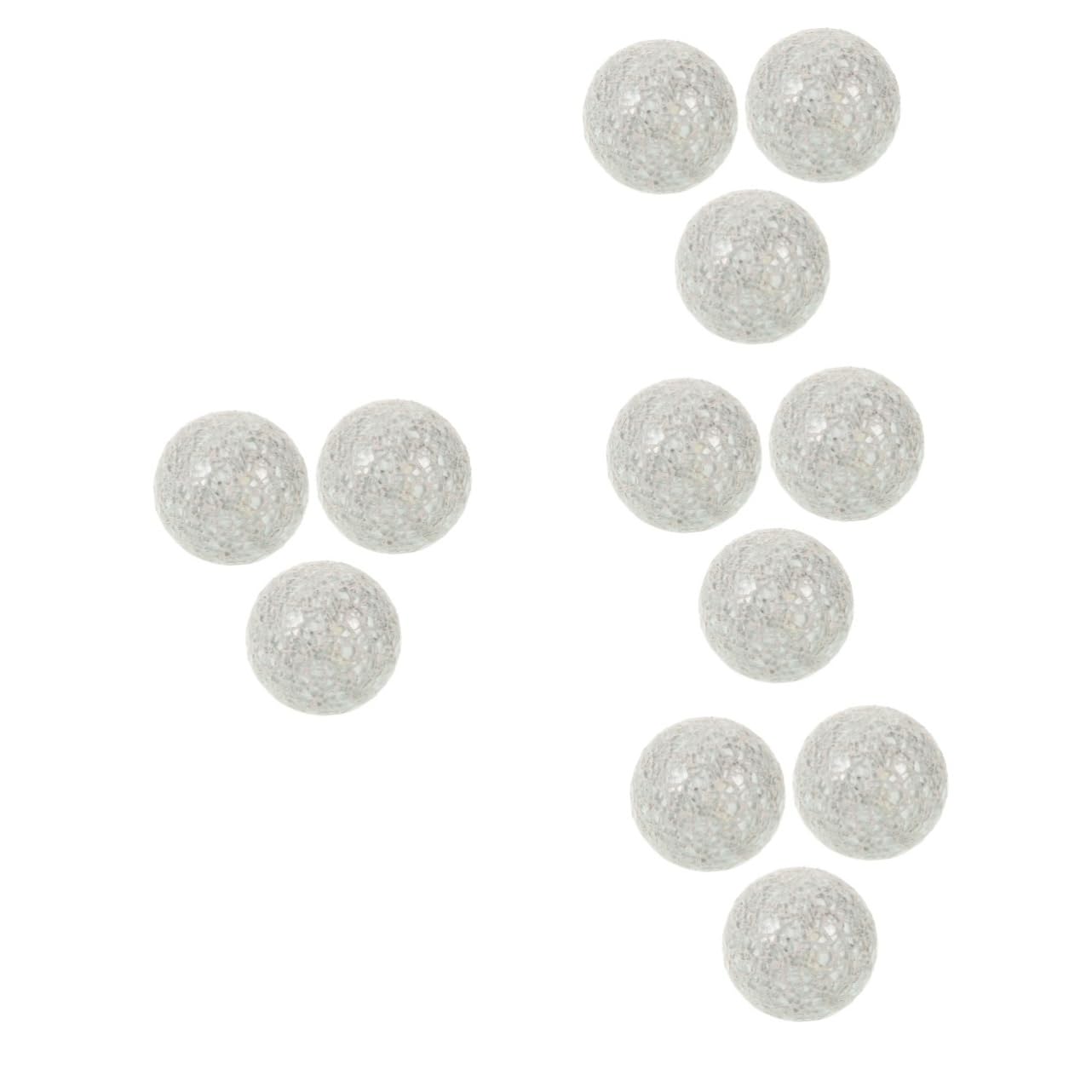 Alipis 12stücke Dekorative Glaskugeln Mosaikball Für Tischdekoration Accessoires Für Hochzeiten Und Zuhause Langlebig Und Für Vasen Und Mitteltische